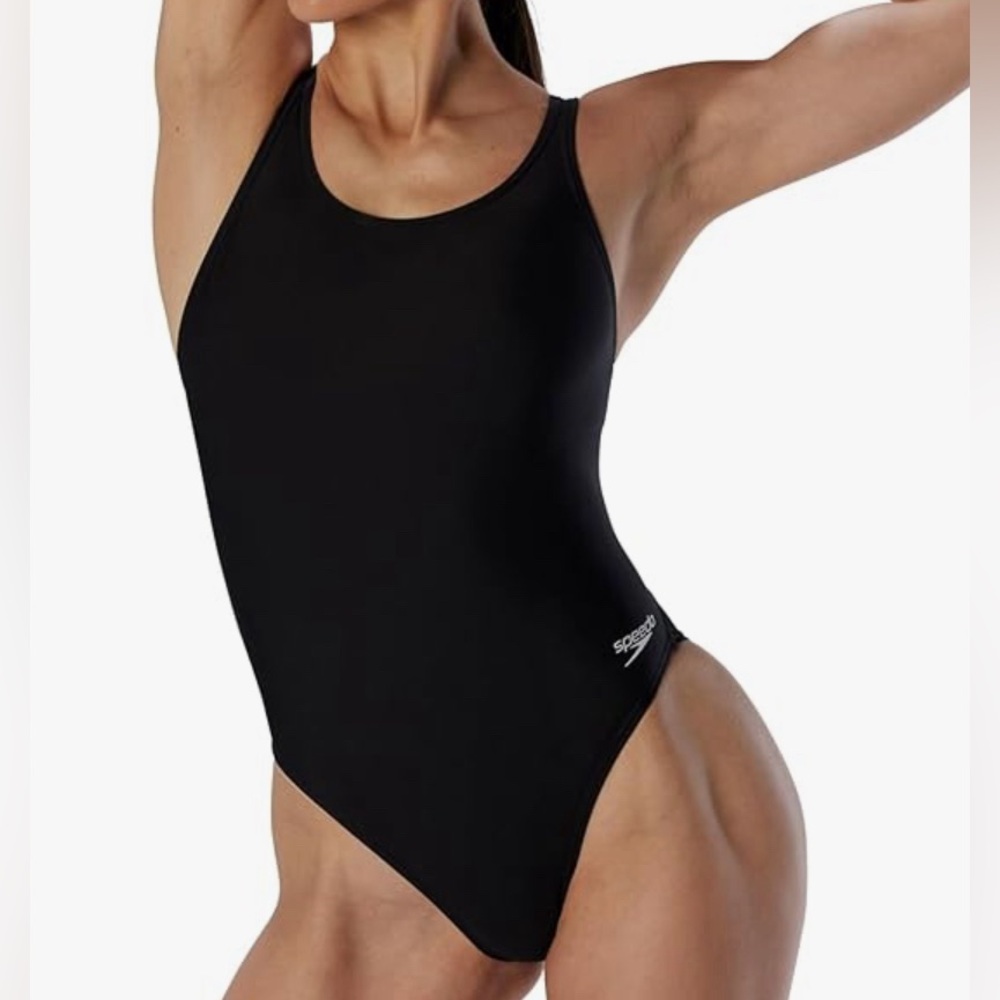 Speedo Black Women's One Piece Swimsuit 6/32